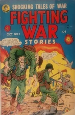 Fighting War Stories #2 - Story Comics 1952 CGC 3.5 Very Rare Pre Code War