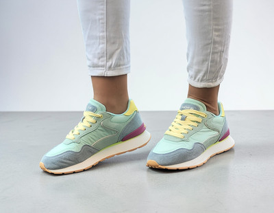 Hoff Sneaker City Dopamine Aqua Damen Echtleder & Nylon sehr bequem
