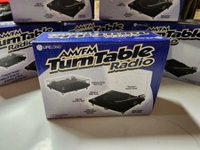 BRAND NEW IN THE BOX 6" Novelty Turntable - AM/FM Radio LIFELONG NOS....Last One