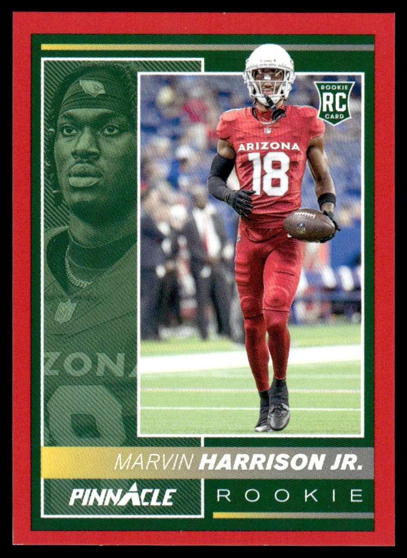 2024 Panini Encore Red Marvin Harrison Jr. Rookie 47/49 Arizona Cardinals #276