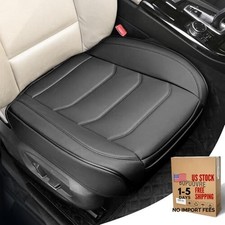 Car Seat Cover for Luxury  Comfort - PU Leather, Anti-Slip, 1 piece black