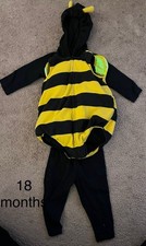 Carter's Bumble Bee Costume Complete Outfit, Hooded Polyester Yellow/Black 18M
