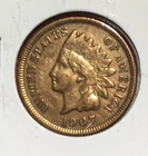 1907 US Indian Head Cent! XF Details! Old US Coin!