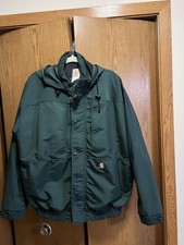 Carhartt J104 MLL Green Workshield Mesh Lined Hooded Jacket Mens Large