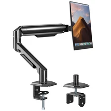 Single Monitor Mount Arm for 17 to 32 Computer Screen, Mechanical Spring Adju...