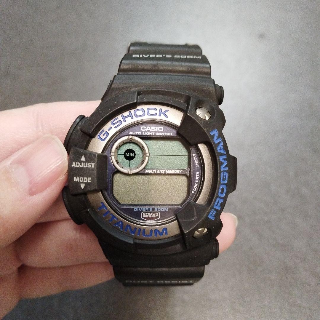 Casio Vintage Digital Watch G-shock Frogman Titanium 2016 Dw-9900 Diver 200m