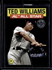 2021 Topps Ted Williams 1986 35th Anniversary All-Stars Series Two Black #/299