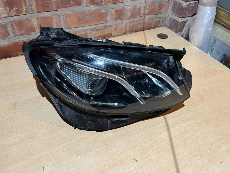 MERCEDES E CLASS W213 FRONT NEARSIDE PASSENGER LEFT HEADLIGHT MULTI BEAM LED - Image 2 of 4