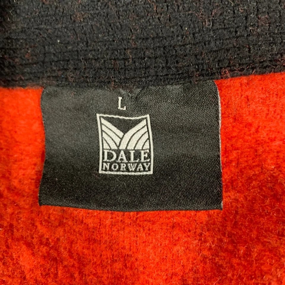 Suéter Dale Of Norway Para Mujer Grande Negro Rojo Cremallera Completa Mezcla de Lana Senderismo Cálido Foto 2 de 4