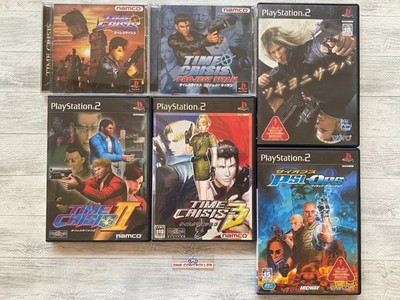 SONY PS 1 2 Time Crisis 2 3 & Project Titan & Tsukiyo ni Saraba &Psi-Ops set