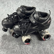 Sure-Grip ROCK GT-50 Speed Roller Skates Black Quad Wheels Size 6 Excellent