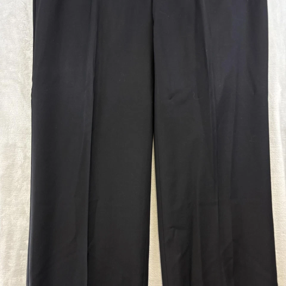 Talbots Pants Womens 14 Black Wool Blend Dress Trousers Signature Stretch Career - Image 4 of 4