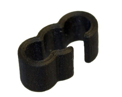 2 x Fahrrad Kabelklemme 4-5mm Bowdenzugklemme Brems-,Schaltzug 3fach Kabel-Clips