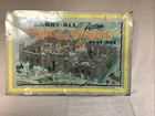 MARX Carry All Action Fighting Knights Play Set 4635 Suitcase Tin Litho 1968 VTG