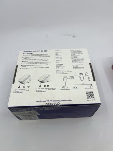 Strong POWERLWF600DUOMINIUK Av600 Mini Wi-Fi Powerline Kit 2 Pack - 第 3/3 張圖片