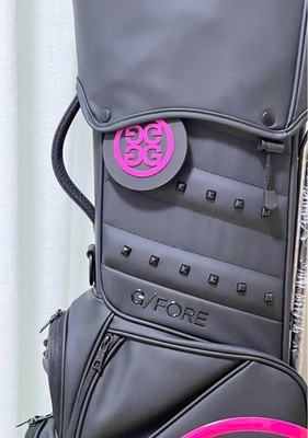 G/FORE Golf Caddy Bag / Stand Type / Black Pink / 9inch / 3.5 kg