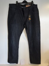 MENS NEXT JEANS SIZE  38R  STRAIGHT FIT  BLACK/BLUE NEW WITH TAGS (2)
