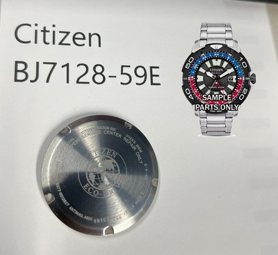 CITIZEN BJ7128-59E Promaster Watch Case Back w Gasket Replacement Part