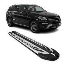 Trittbretter Seitenschweller für Mercedes M Klasse W166 2011-2015 Schwarz Alu Trittbretter Seitenschweller für Mercedes M Klasse W166 2011-2015 Schwarz Alu