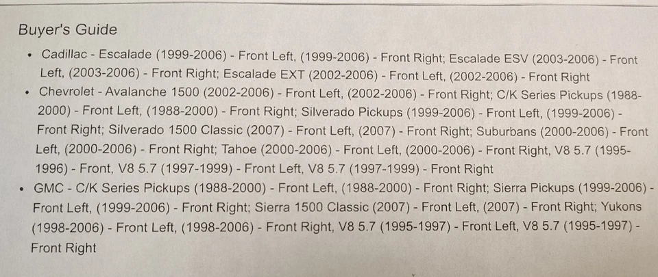 Cadillac Trucks Chevy Trucks GMC Trucks 99-07 Front CV-Axle - Image 3 of 3