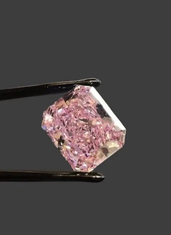3 Ct Radiant Cut Lab-Grown sweet pink Diamond D Grade VVS1 Grad Quality Gemstone - Image 4 of 4