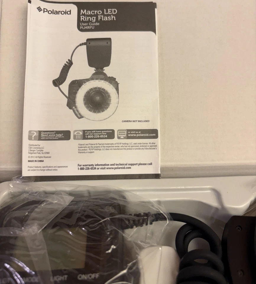POLAROID Macro LED Ring Flash Macro LED Ring Flash PLMRFU NIB - Image 2 of 4