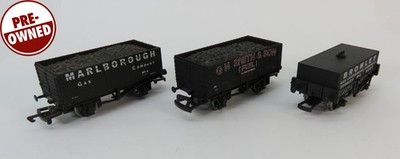 Spur O Dapol 3x Waggons Marlborough - G H Smith - Bromley Tank UNBOXED (JAN-17)