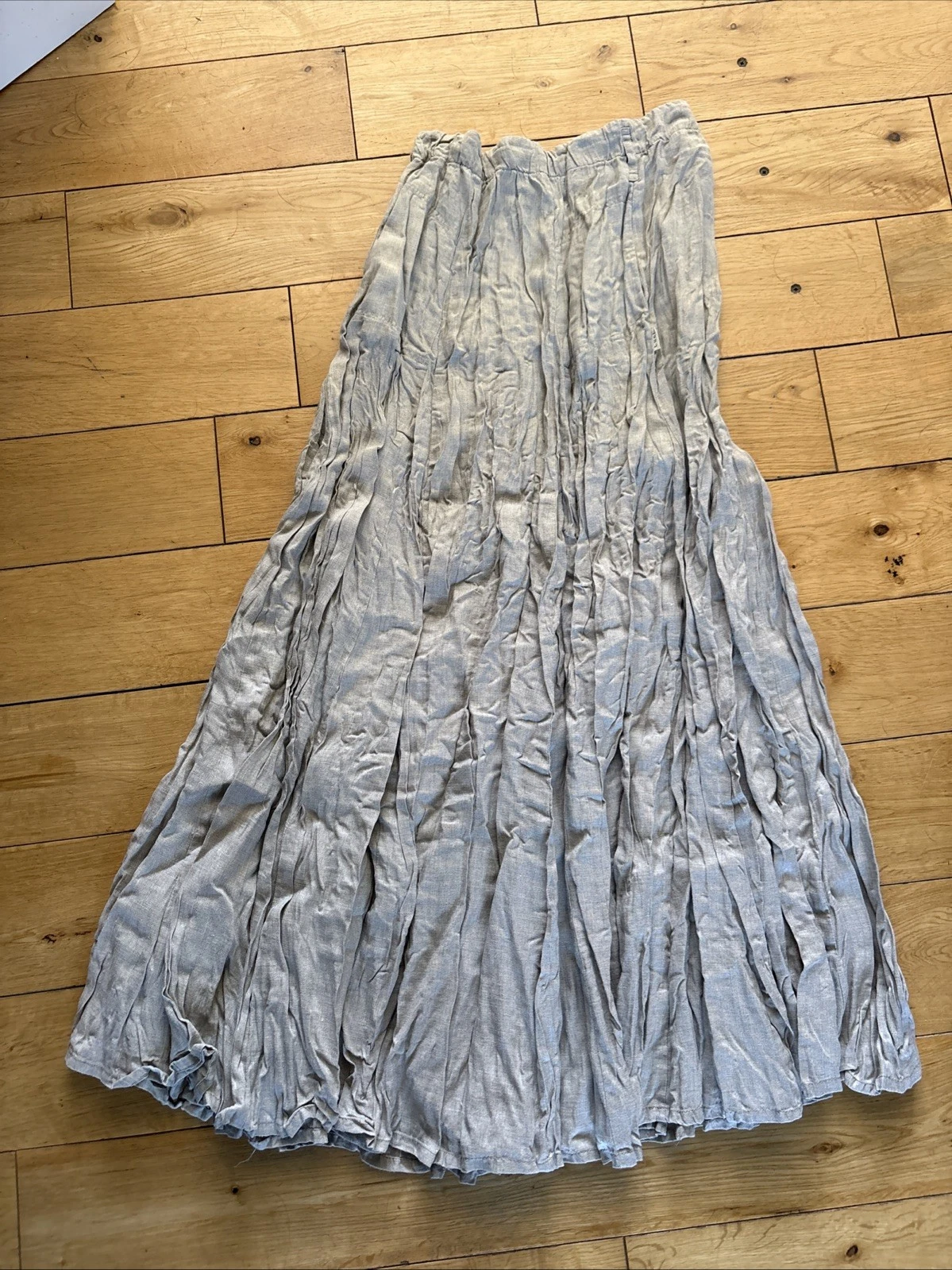 Linen Skirt From Luel Size 16