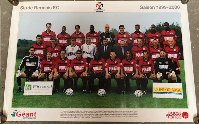 222 LE DIZET STADE RENNAIS RENNES ROAZHON PANINI FOOTBALL FOOT 92 1991-1992