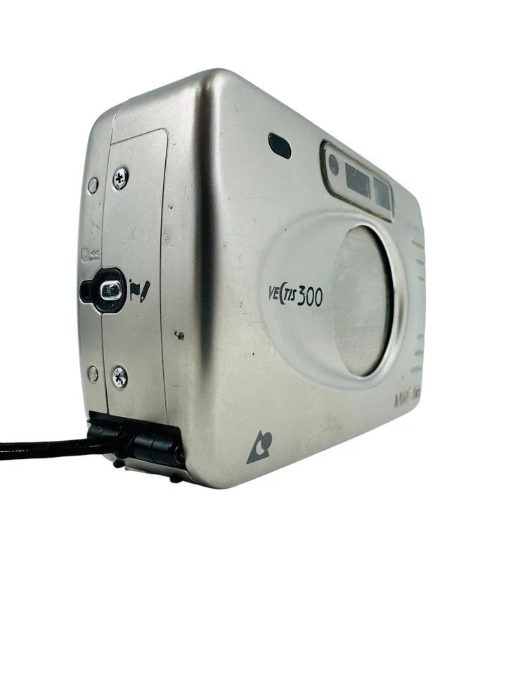 Cámara fotográfica Minolta Vectis 300 IX fecha AF 24-70 mm apuntar y disparar APS probada T331 Foto 2 de 4