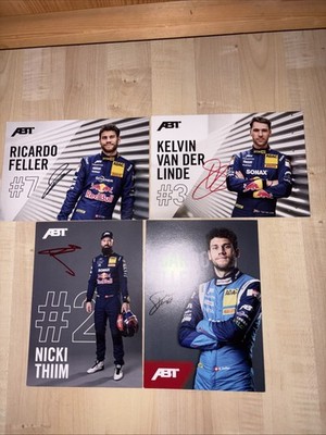 Abt DTM Autogrammkarten Orginal Signiert. Feller, KVl Und Thim