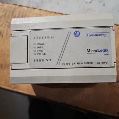 ALLEN BRADLEY 1761-L10BWA SERIES F PLC  ( Tested all inputs and outputs)