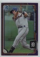 2015 Bowman Chrome Prospects Purple Refractor /250 Grayson Greiner #BCP245 4m6