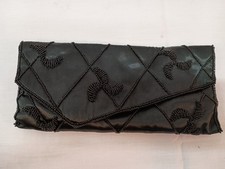 Vintage Codette Black Evening Purse Beaded