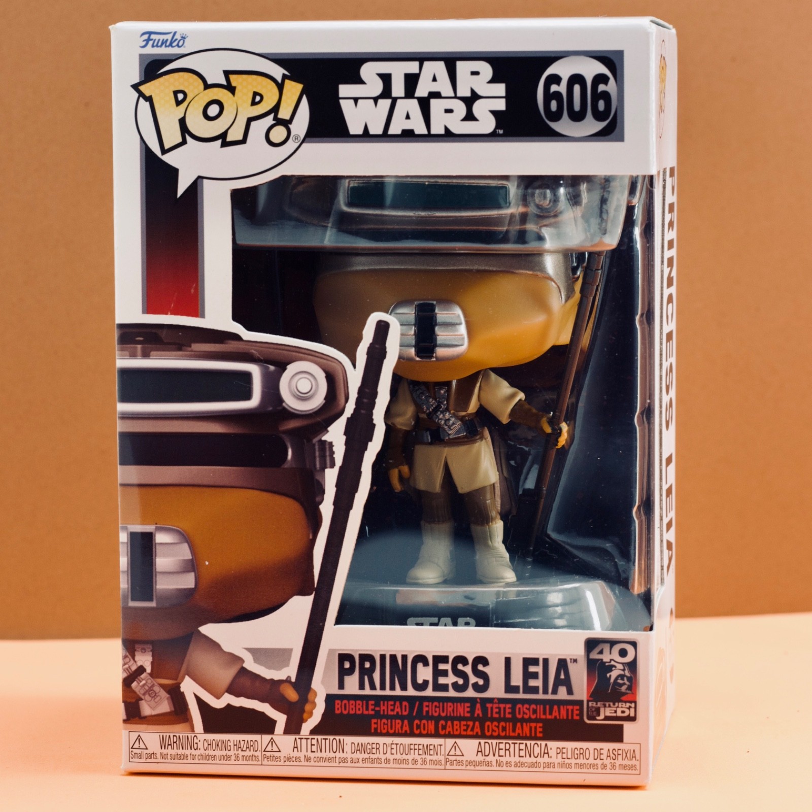Funko Pop Star Wars Princess Leia #606 Return of the Jedi Bo