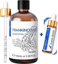 HIQILI 100ML Frankincense Essential Oil, for Massage, 3.38 Fl Oz (Pack of 1) 
