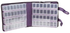 Craft Mates Double-Sided Case, 8 Organizers, Locking Compartments, Clear  Cl...
