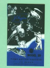 J.C. Higgins Model 20 Instruction Manual Reproduction