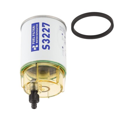 S3227 KRAFTSTOFFFILTER WASSERABSCHEIDER PASSEND FÜR MERCURY MARINER YAMAHA HONDA AUSSENBORDER