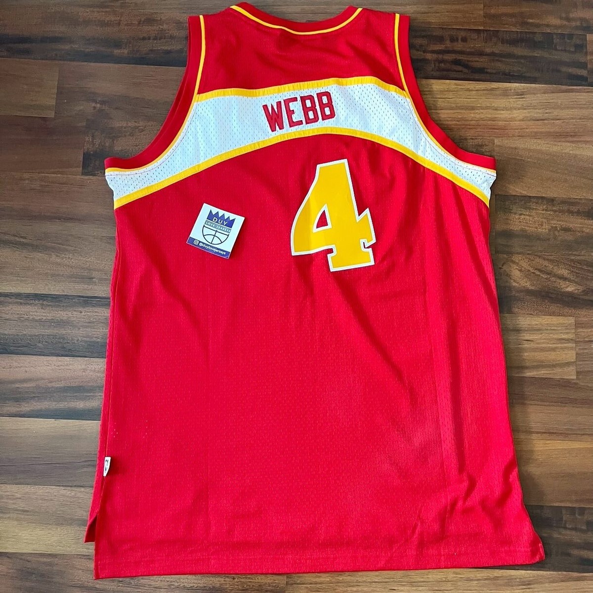 Adidas Atlanta Hawks Spud Webb Hardwood Classics NBA