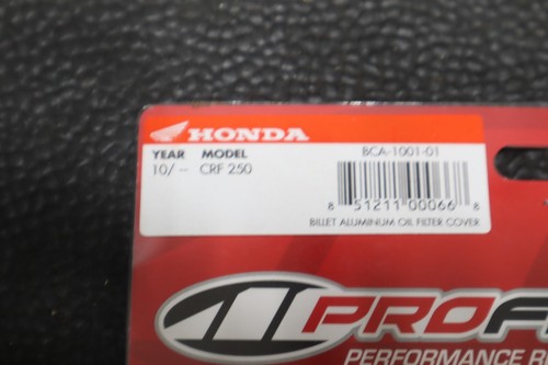 NOS - PROFILTER BILLET OIL FILTER COVER 2010 HONDA CRF250 BCA-1001-01 - 第 3/4 張圖片