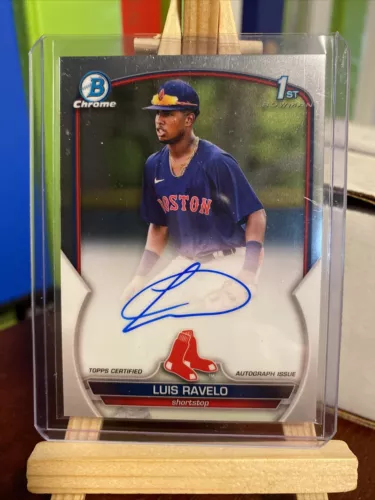 2023 Bowman #CPA-LRA Luis Ravelo 1st Bowman Chrome Prospect AUTO Red Sox