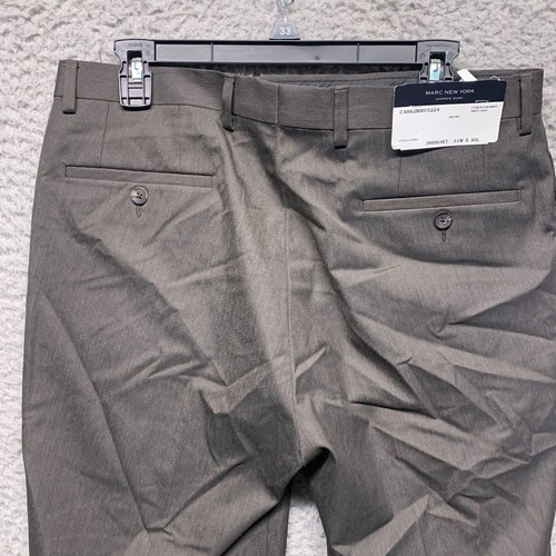 Marc New York Suit Pants Mens Brown 31 30 Dress Work Pant - Picture 7 of 8