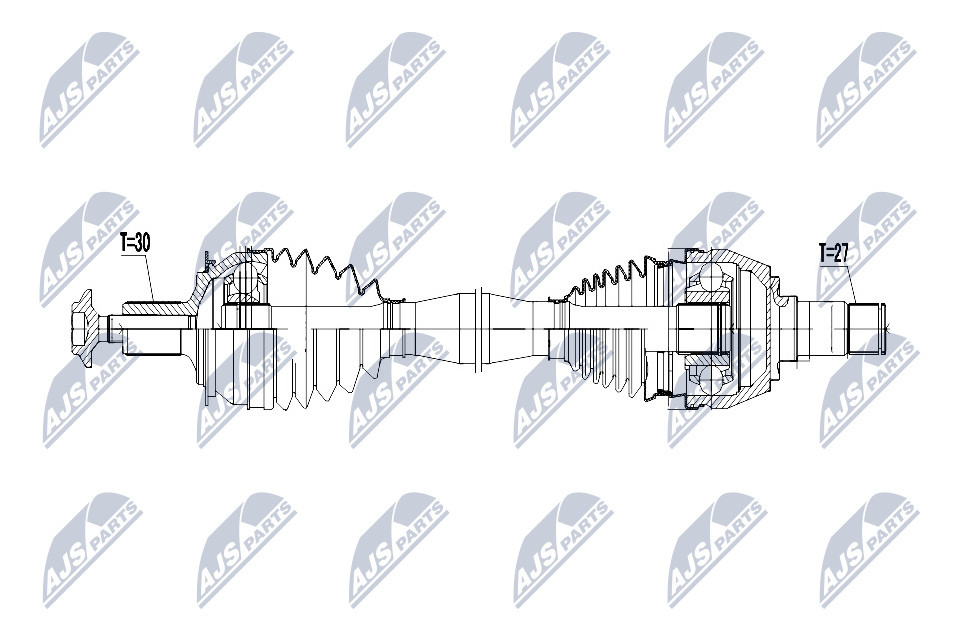 NPW-ME-065 NTY Drive Shaft for MERCEDES-BENZ