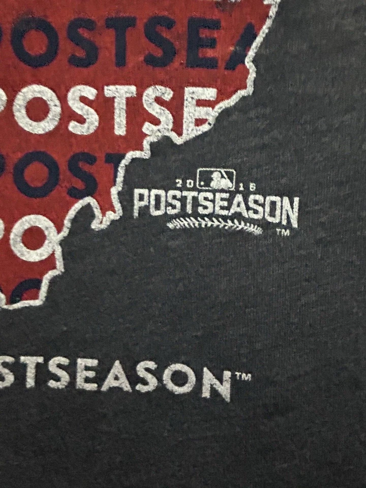 Бейсбольная футболка Cleveland Indians мужская 2XL синяя с графикой Guardian Majestic США - Изображение 2 из 4