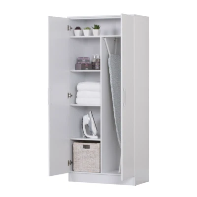 Multi Purpose Broom Cupboard 2 Door Pantry Linen Storage Wardrobe Wardrobes Gumtree Australia Inner Sydney City 1212697320 Door Pantry Linen Storage Wardrobe, Broom Storage Cabinet Ikea