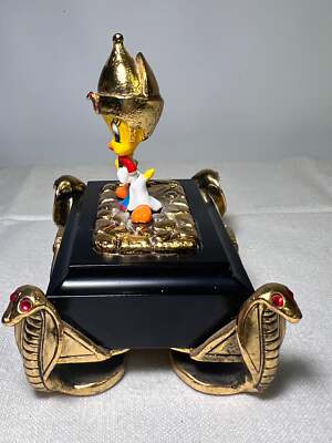 Ron Lee- Tweety Bird - 1994 - 4” statue - Egyptian Pharaoh- signed