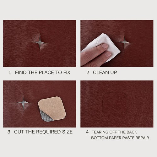Diy Leather Repair Tape Self-Adhesive Patch for Car Seats Couch Furniture Sofa - Picture 12 of 23