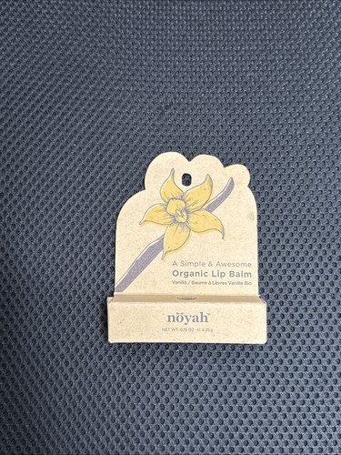 Noyah Organic Lip Balm Vanilla Simple And Awesome Certified Goodness