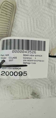07 2007 Mercedes-Benz C350 W203 Interior Rear View Mirror Tan - Picture 2 of 8